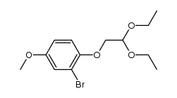 2-bromo-1-(2,2-diethoxyethoxy)-4-methoxybenzene Structure