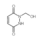 3,6-Pyridazinedione,1,2-dihydro-1-(hydroxymethyl)- structure