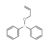 Phosphinous acid,P,P-diphenyl-, 2-propen-1-yl ester Structure