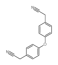 Benzeneacetonitrile,4,4'-oxybis- Structure