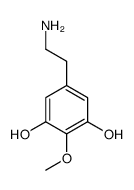 5-(2-aminoethyl)-2-methoxybenzene-1,3-diol Structure