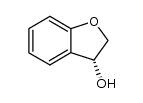 (-)-(3R)-3-hydroxy-2,3-dihydrobenzofuran Structure