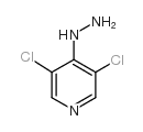 1-(3,5-二氯-4-吡啶基)肼结构式