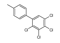1,2,3,4-tetrachloro-5-(4-methylphenyl)benzene结构式