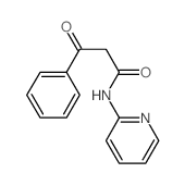 Benzenepropanamide, b-oxo-N-2-pyridinyl- Structure