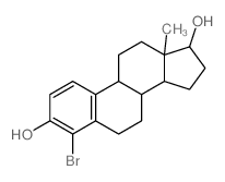 4-Bromoestradiol结构式