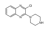 2-氯-3-哌嗪-1-基-喹噁啉结构式