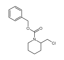 benzyl 2-(chloromethyl)piperidine-1-carboxylate Structure