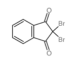 1H-Indene-1,3(2H)-dione,2,2-dibromo-结构式