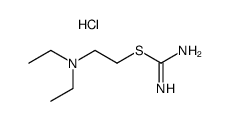 2-(diethylamino)ethyl carbamimidothioate dihydrochloride结构式