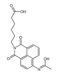 6-(4-乙酰氨基-1,8-萘醛酰氨基)己酸图片