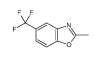 2-甲基-5-(三氟甲基)苯并噁唑结构式