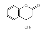 2H-1-Benzopyran-2-one, 3,4-dihydro-4-methyl-结构式