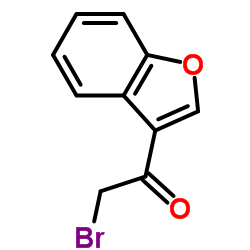 2-(2-Bromoacetyl)benzofuran Structure