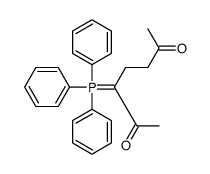 3-(triphenyl-λ5-phosphanylidene)heptane-2,6-dione结构式