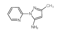 5-甲基-2-吡啶-2-基-2H-吡唑-3-甲胺结构式