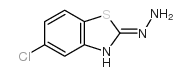 2(3H)-Benzothiazolone,5-chloro-,hydrazone(9CI)结构式