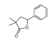3,3-dimethyl-5-phenyloxolan-2-one结构式