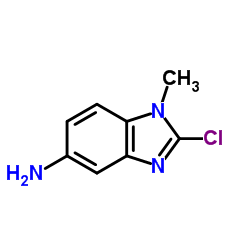 1H-Benzimidazol-5-amine,2-chloro-1-methyl-(9CI) Structure