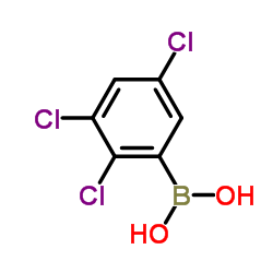 (2,3,5-Trichlorophenyl)boronic acid structure