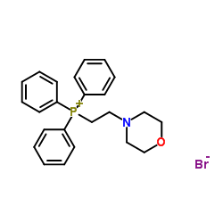 2-morpholin-4-ylethyl(triphenyl)phosphanium,bromide Structure