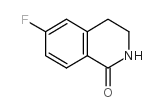 6-氟-3,4-二氢-1(2H)-异喹啉酮结构式