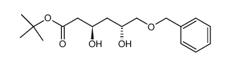 2,4-Dideoxy-6-O-(phenylmethyl)-L-threo-hexonic Acid tert-Butyl Ester结构式