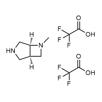 (1R,5S)-6-甲基-3,6-二氮杂双环[3.2.0]庚烷双(三氟乙酸)结构式