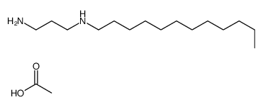 acetic acid,N'-dodecylpropane-1,3-diamine Structure