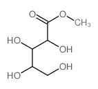 Arabinonic acid, methylester Structure