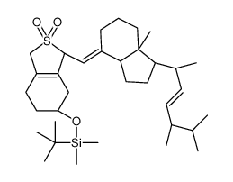 (3S)-tert-Butyldimethylsilyl Vitamin D2 SO2 Adduct (Mixture of Diastereomers) Structure