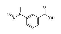 3-(methyl-nitroso-amino)-benzoic acid Structure