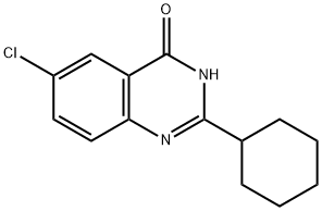 6-chloro-2-cyclohexylquinazolin-4(3H)-one Structure