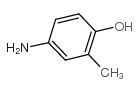 4-氨基邻甲酚结构式