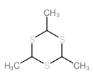 1,3,5-Trithiane,2,4,6-trimethyl- Structure