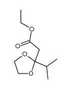 ethyl 3-(1,3-dioxolan-2-yl)-4-methylpentanoate Structure