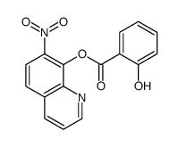 Salicylic acid 7-nitro-8-quinolyl ester Structure
