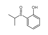 isopropyl 2-hydroxyphenyl sulfoxide Structure