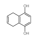 1,4-Naphthalenediol,5,8-dihydro- structure