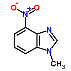 1-甲基-4-硝基苯并咪唑结构式