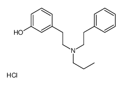 3-[2-(PHENETHYL-PROPYL-AMINO)-ETHYL]-PHENOL HYDROCHLORIDE结构式