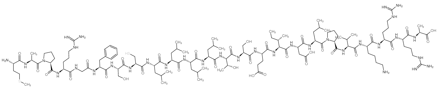 Humanin (human) trifluoroacetate salt Structure