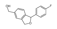 [1-(4-fluorophenyl)-1,3-dihydro-2-benzofuran-5-yl]methanol结构式