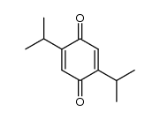 2,5-diisopropyl-1,4-benzoquinone结构式