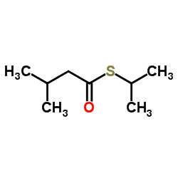 S-Isopropyl 3-methylbutanethioate Structure