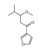 1-(furan-3-yl)-3-methoxy-4-methylpentan-1-one结构式
