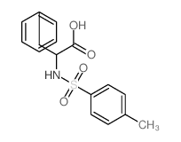 2-(4-甲基苯基磺酰胺基)-3-苯基丙酸结构式