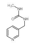 3-methyl-1-(pyridin-3-ylmethyl)urea Structure