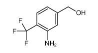 (3-氨基-4-(三氟甲基)苯基)甲醇结构式