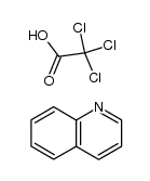 quinoline, salt of/the/ trichloroacetic acid结构式